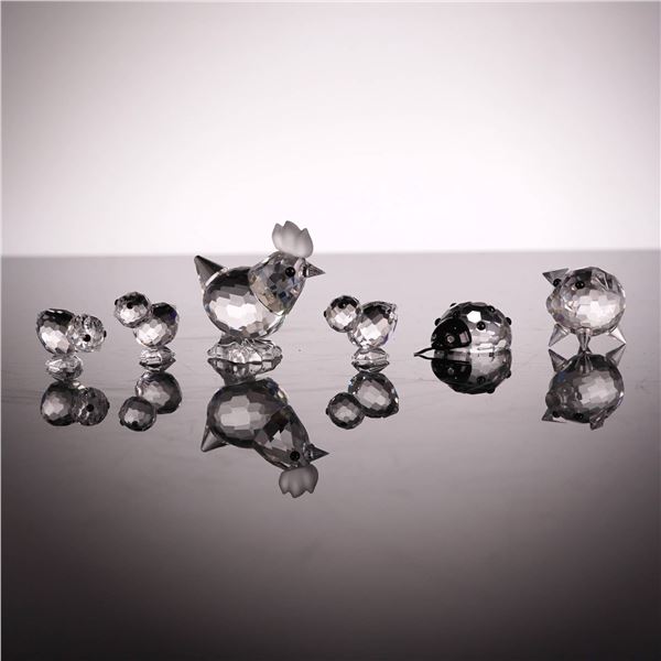 Swarovski Silver Crystal Miniature Animal Figurines, Up to 1.75 Inches
