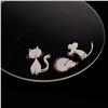 Image 5 : Swarovski Silver Crystal Once Upon a Time Three-Piece Animal Figurine Set