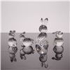 Image 2 : Swarovski Silver Crystal Rabbit Figurines