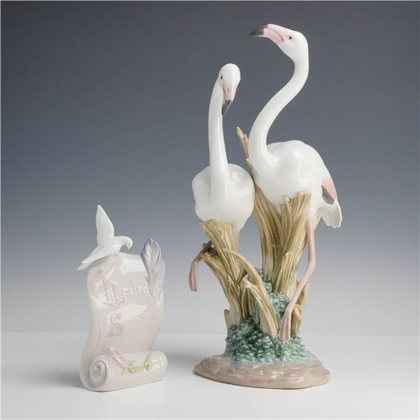 LladrÃ³, "The Flamingos" Sculpture and Society Plaque