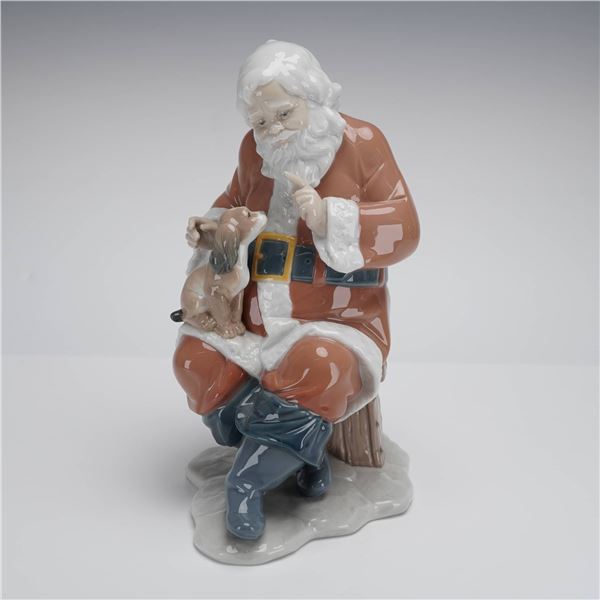 Lladro Porcelain Figurine, Santa's Little Secret 1006890
