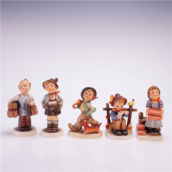 5pc Goebel Hummel Porcelain Figurines