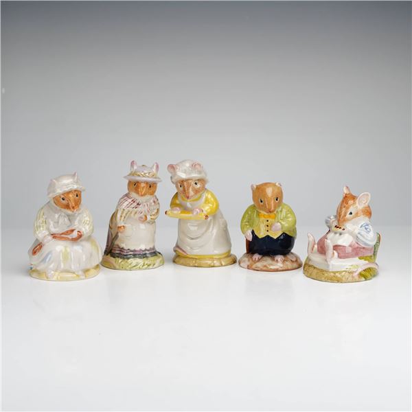 Five Royal Doulton Brambly Hedge Porcelain Figurines