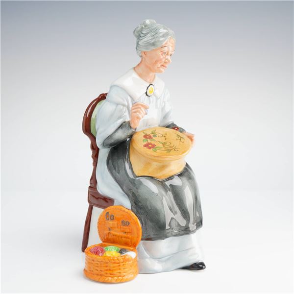 Royal Doulton Embroidering HN2855 Porcelain Figurine 1979