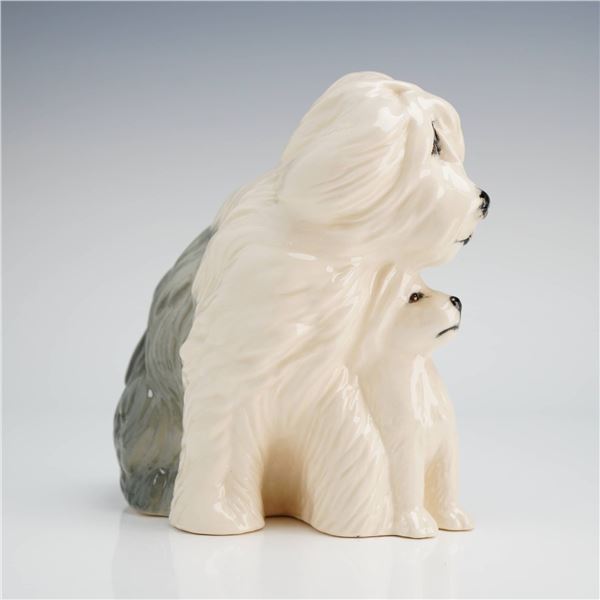 Royal Doulton Old English Sheepdog and Pup Figurine