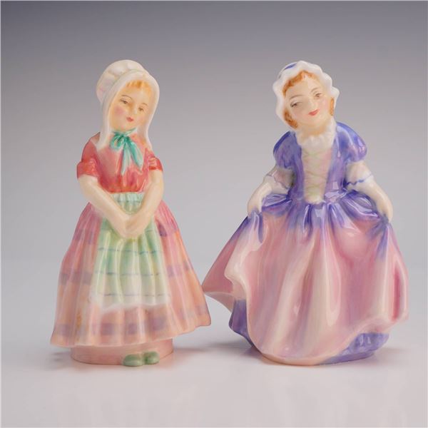 2pc Royal Doulton Figurines Dinky Do HN1678 and Tootles HN1680