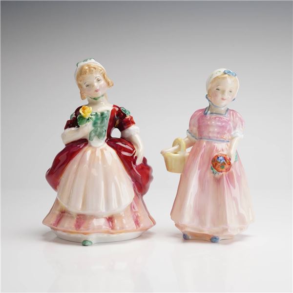 2pc Royal Doulton Figurines Valerie and Tinkie Bell
