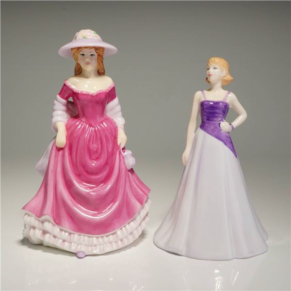 2pc Royal Doulton Figurines, Free Spirit HN4609 and Summer Breeze HN4587