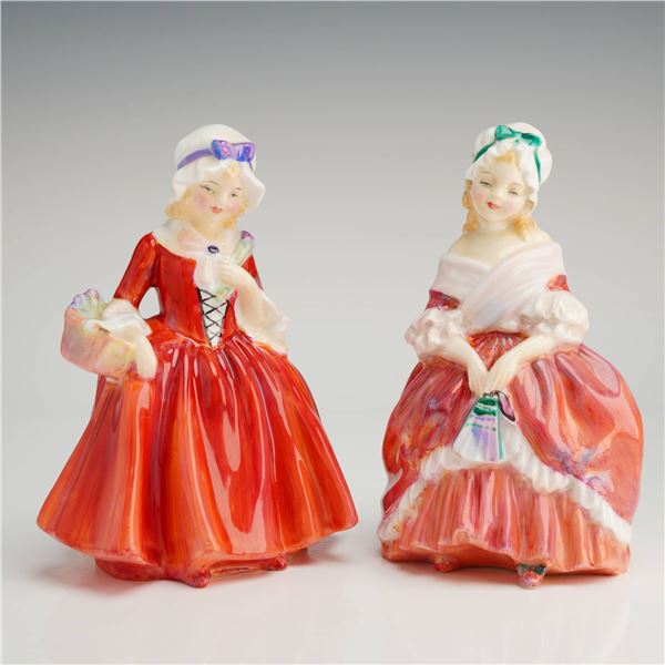 2pc Royal Doulton Figurines, Lavinia HN 1955 and Peggy HN 2038