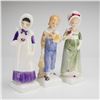 Image 1 : Three Royal Doulton Bone China Figurines Anna HN2802 Ruth HN2799 and Tom HN2864