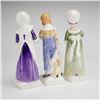 Image 2 : Three Royal Doulton Bone China Figurines Anna HN2802 Ruth HN2799 and Tom HN2864