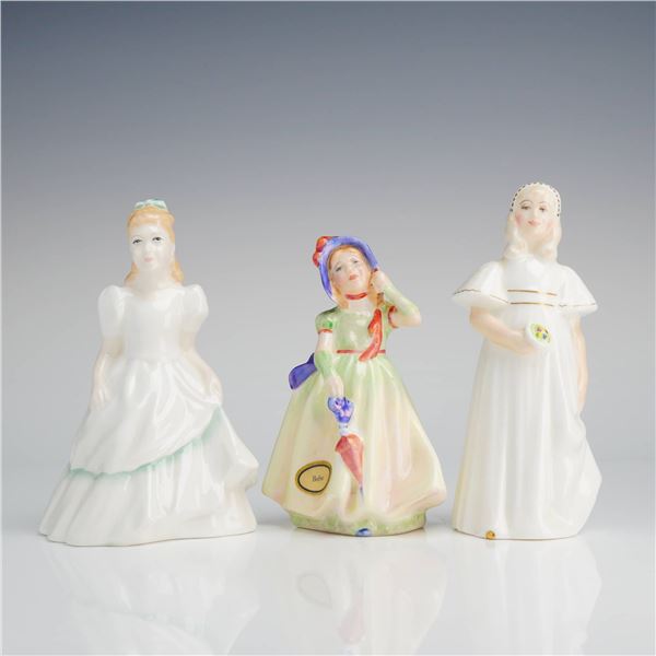 3pc Royal Doulton Figurines- Kerry, Bridesmaid, and Babie