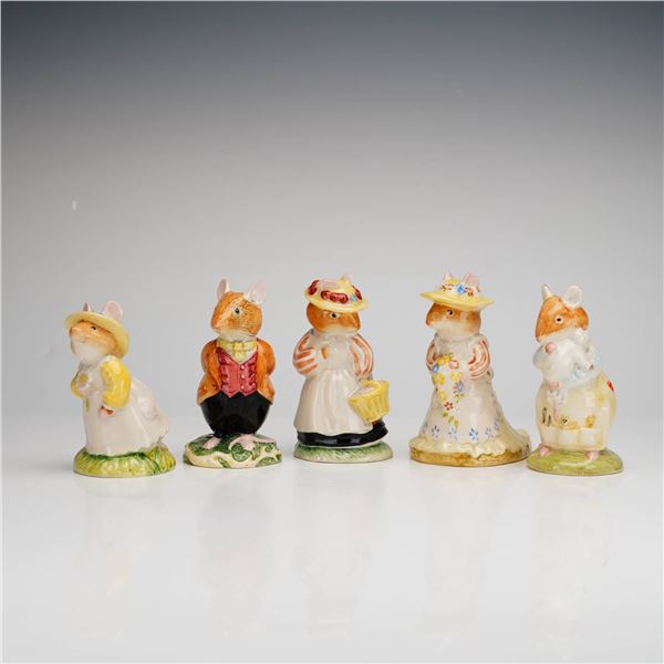 5pc Royal Doulton Brambly Hedge Porcelain Figurines