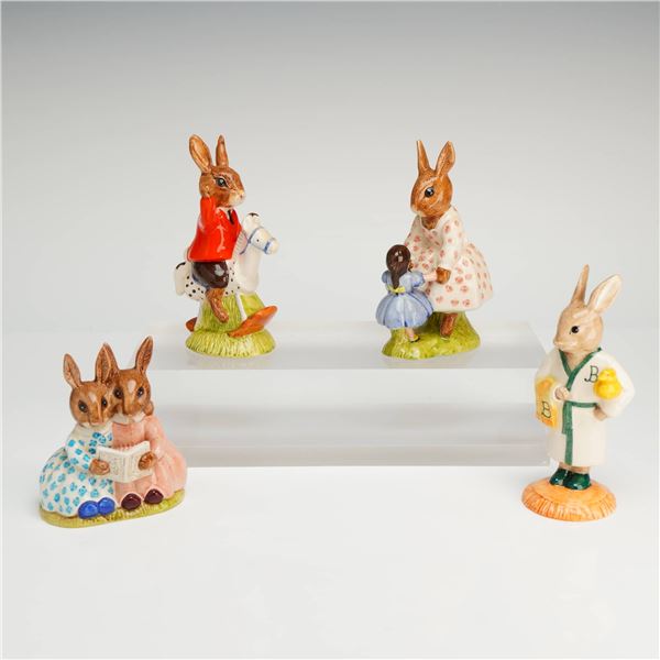 Collection of Four Royal Doulton Bunnykins Ceramic Figurines