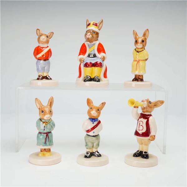 6pc Collection of Royal Doulton Bunnykins Royal Family Figurines