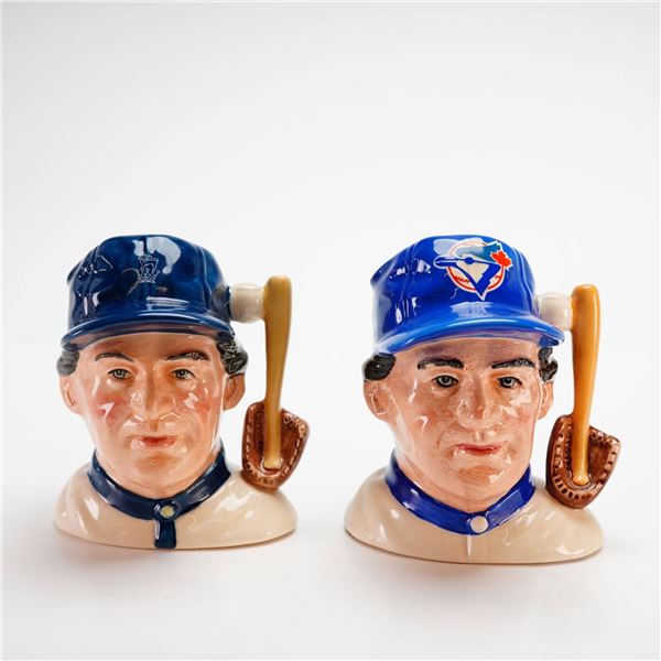 Royal Doulton Baseball Player and Toronto Blue Jays Limited Edition Character Jugs, 1990-1994.