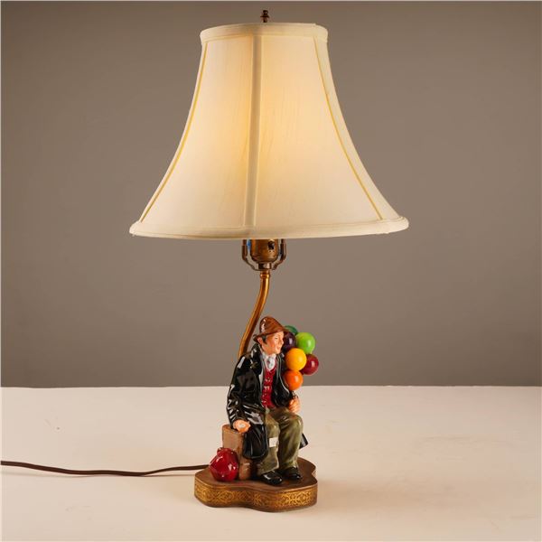 Royal Doulton Balloon Man Figurine Table Lamp Model 1954