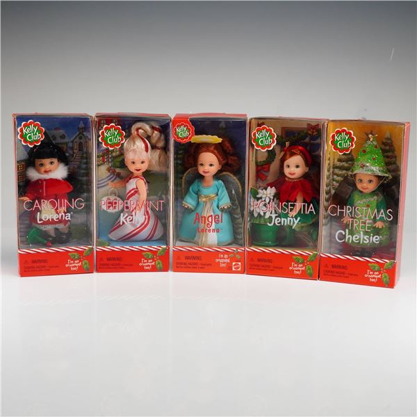 Mattel Kelly Club Holiday Ornament Dolls, 4.5"