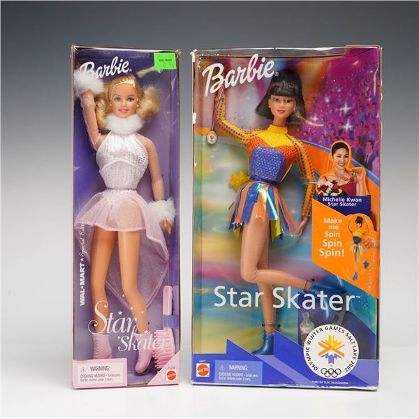 Mattel, A Pair of Barbie Star Skater Dolls, Special Edition and Salt Lake 2002 Michelle Kwan, 11.5 I
