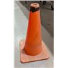 Image 2 : CÔNE DE SIGNALISATION (ORANGE) 19" DE HAUT