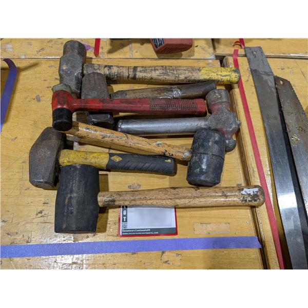 LOT DE 7 MAILLETS ASSORTIS