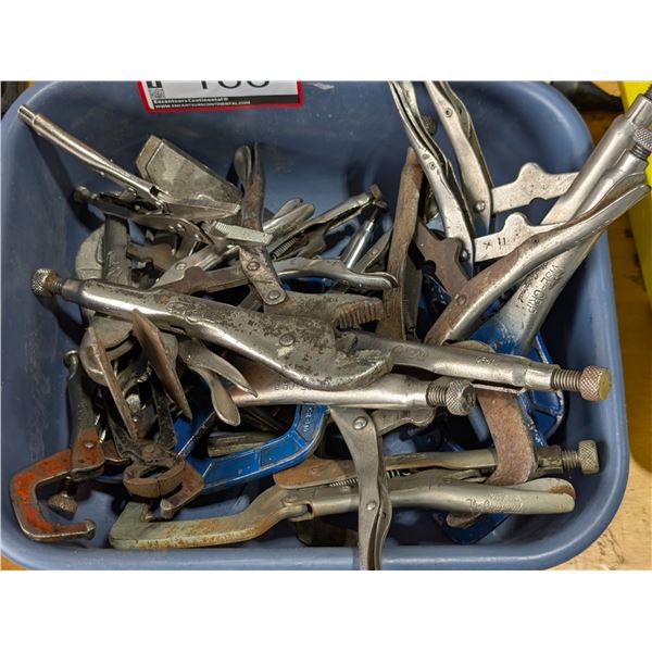 LOT DE PINCES-ÉTAUX ET PINCES ASSORTIES