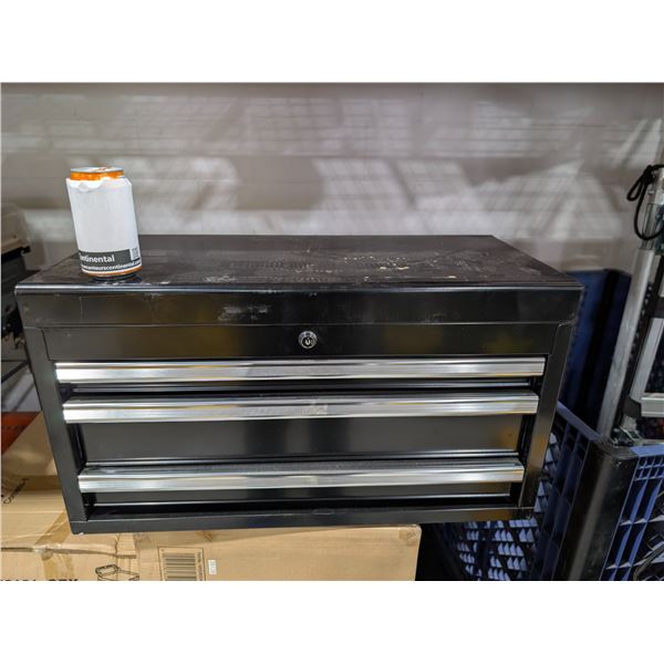 COFFRE À OUTILS SUPÉRIEUR 27" À 3 TIROIRS (NEUF) 26"X12"X14"