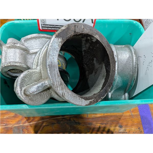 LOT DE 3 VERROUS D’ATTELAGE (GOUPILLES MANQUANTES)