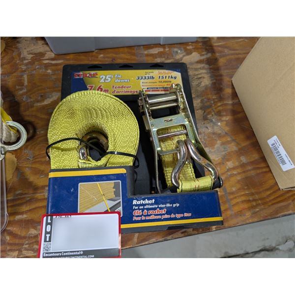 SANGLE À CLIQUET 25' (NEUVE)