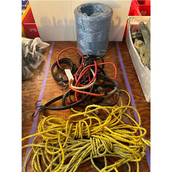 LOT DE CORDONS ÉLASTIQUES / CORDE / FICELLE ASSORTIS