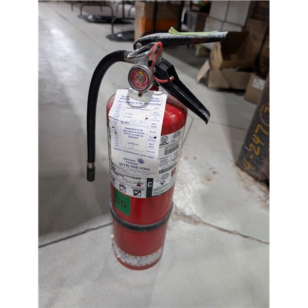 EXTINCTEUR À POUDRE CHIMIQUE 10 LB