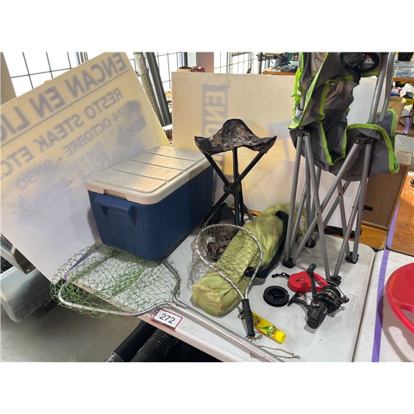 LOT DE ARTICLES DE CAMPING / PÊCHE