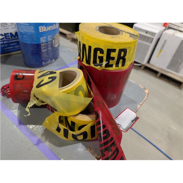 LOT DE RUBAN-BARRIÈRE DANGER / AVERTISSEMENT