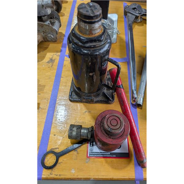 LOT DE 2PCS CRIC HYDRAULIQUE