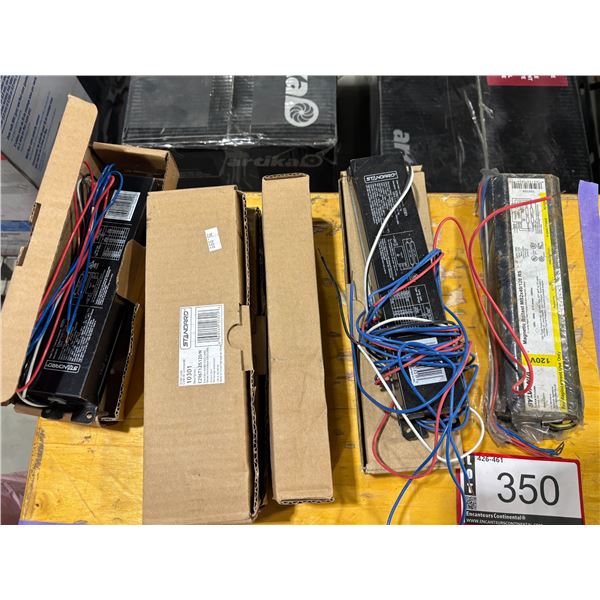 LOT DE 7 ASSORTIS BALLASTS