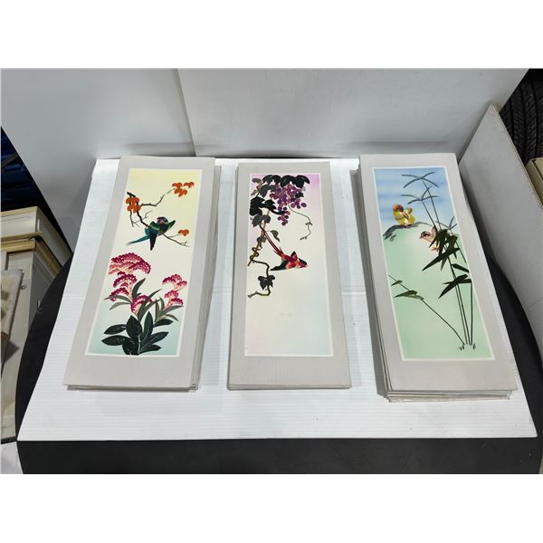 LOT DE 90+ ASSORTIS ART 19-1/2"X8"