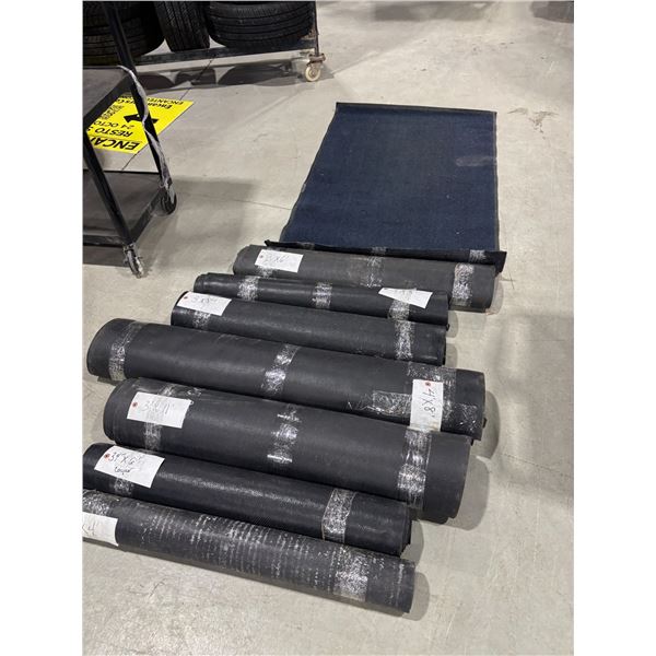 LOT DE 8 TAPIS (DIMENSIONS ET COULEURS ASSORTIES)