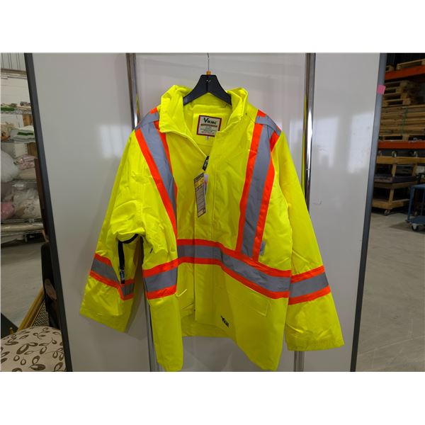 MANTEAU DE SÉCURITÉ ISOLÉ VIKING 6400JG (YELLOWITH GREEN) GR.:4XL