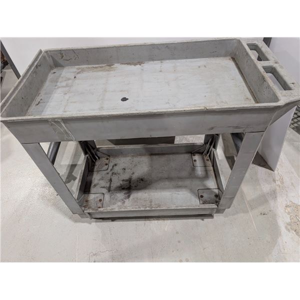 CHARIOT À 2 TABLETTES 35"X18"X33"