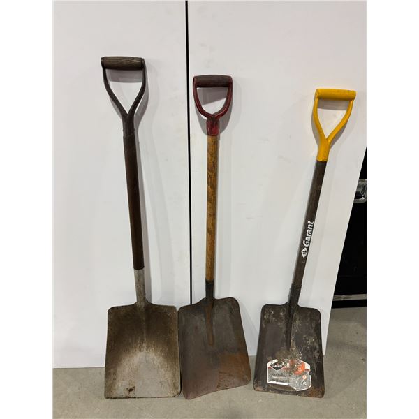 LOT DE 3 PELLES EN MÉTAL