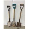 Image 1 : LOT DE 3 PELLES EN MÉTAL