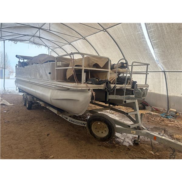 2011 Angler 220 22' Double Pontoon Boat