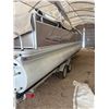 Image 24 : One Owner- 2011 Angler 220 22' Double Pontoon Boat c/w 115 Mercury, Trolling motor, elec. anchor, Fi