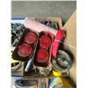 Image 4 : 4 boxes of misc. flares Inc., trailer lights, balls, plug ins etc.