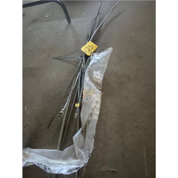 3/8" steel hydraulic gas lines.