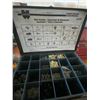 Image 2 : Red tool box. C/w body fasteners, screws. One drawer missing.