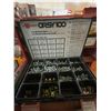 Image 4 : Red tool box. C/w body fasteners, screws. One drawer missing.