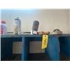 Image 2 : Misc. shop supplies, starting fluid, stapler, puncture seal repair etc. Contents of the top of shelf