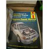 Image 5 : Selection of automative repair manuals, air conditioning repair books, and misc.