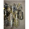 Image 3 : Large quantity of tie down straps. Approx 14, various sizes.